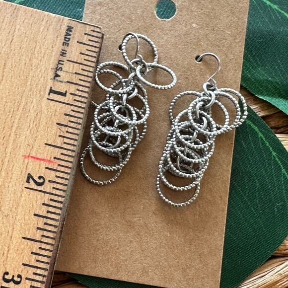 BOGO FREE SILVER CIRCLE OF LIFE EARRINGS - Picture 4 of 5